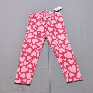 Old Navy Pink‎ Heart Pattern Leggings